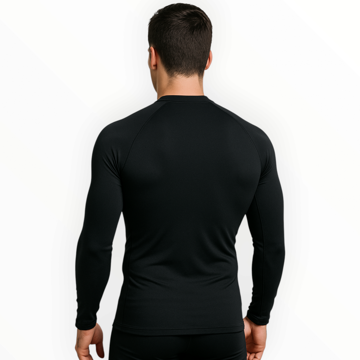 Sonecs Men's Swimming Rashguard/T-Shirt - Black