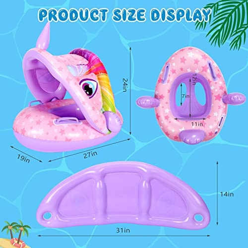 Sonecs Inflatable Swimming Floats With Canopy - (6-36 Months)