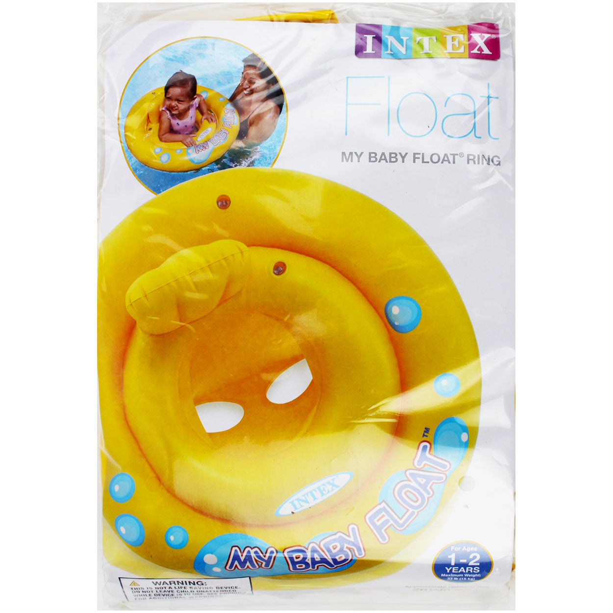 Intex My Baby Floats 26.5 Diameter - ( 1-2 years)