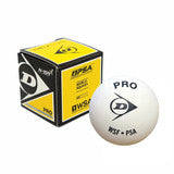Dunlop Pro Championship White Squash Ball - Single