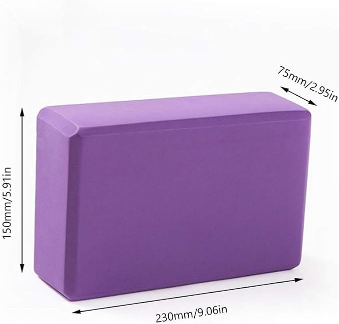 Lightweight Yoga Block for Gym & Fitness Training-Multi Colour