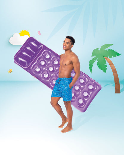 Intex Inflatable Water Lounge Mat – Summer Pool Float Bed
