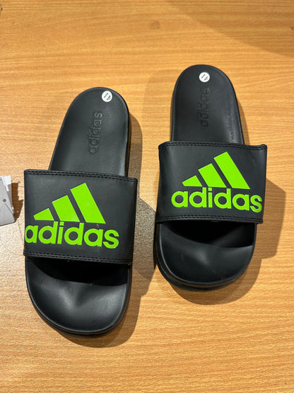 Adidas Adilettes Comfort Slides Premium Black Green