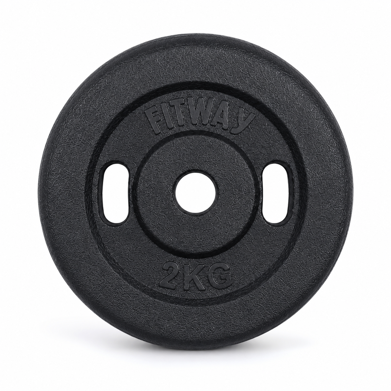 Sonecs Weight Plates (Pair) - 1Inch Bore | Rubber Coated weight Plate With Grip Handle