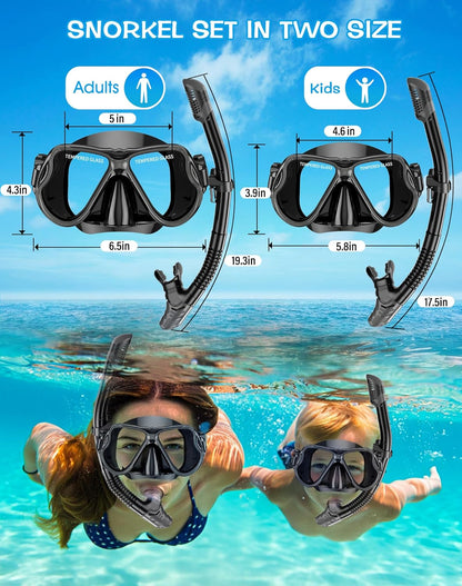 Sonecs Premium Swimming Mask & Snorkle Set