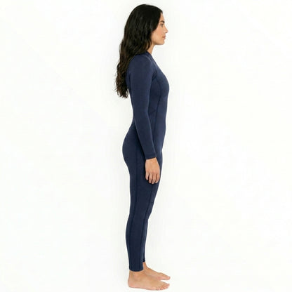 Sonecs Full Body Swim Suit Women Modest Fit - Navy Blue