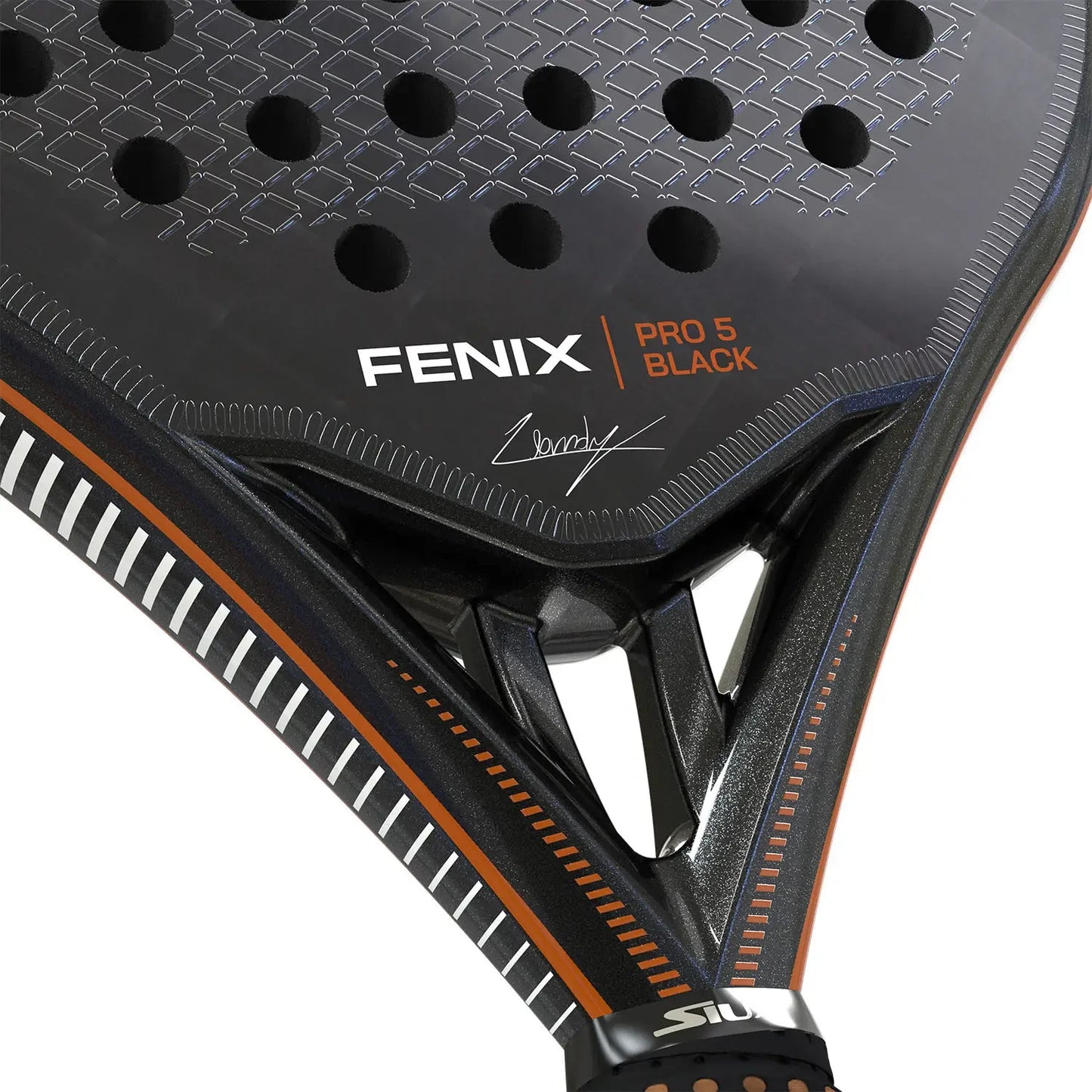 Siux Fenix Pro 5 Black 2025 Padel Racket By Leo AugsBurger