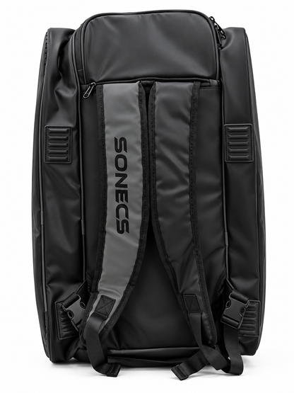SONECS Elite Pro Thermal Padel Bag - Black/Charcoal