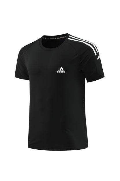 Adidas Essential 3 Stripes Premium Tshirt - Black
