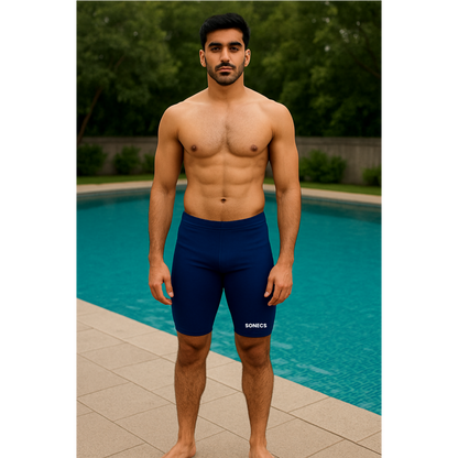Sonecs Basic Men's  Swim Shorts/ Jammers - Blue