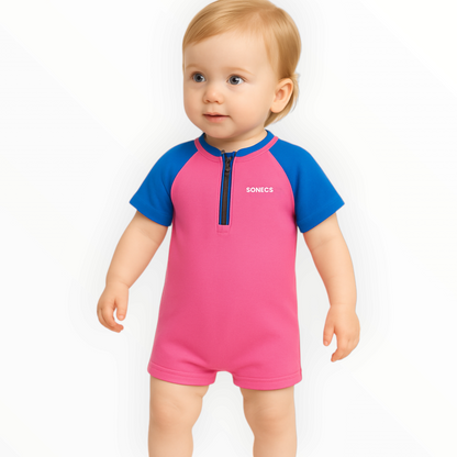 Sonecs Infants 1Pc Swim Suit (Unisex) - Pink/Blue