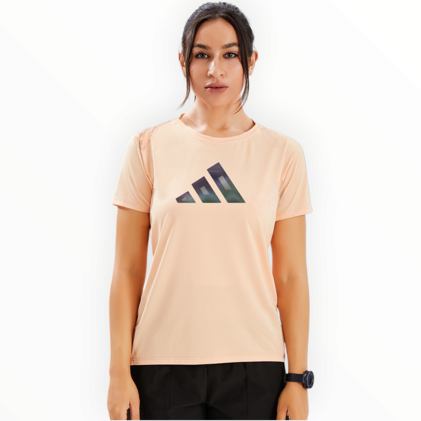 Adidas Premium Quality T-Shirt - Peach