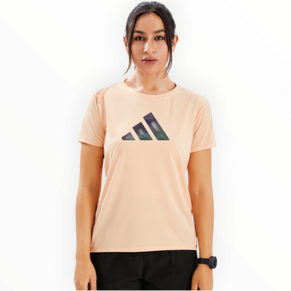Adidas Premium Quality T-Shirt - Peach
