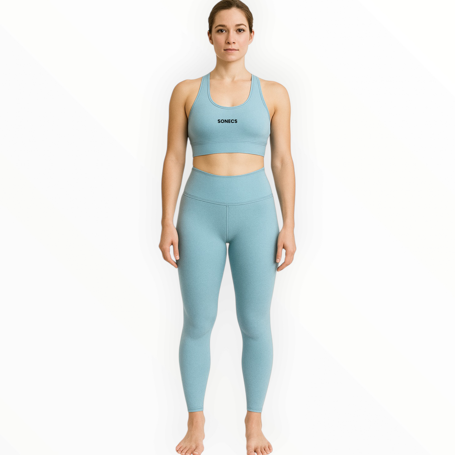 Sonecs Essential Racerback Sports Bra - Ice Blue