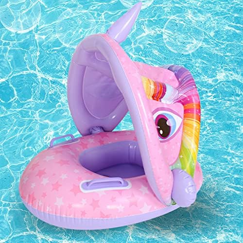 Sonecs Inflatable Swimming Floats With Canopy - (6-36 Months)