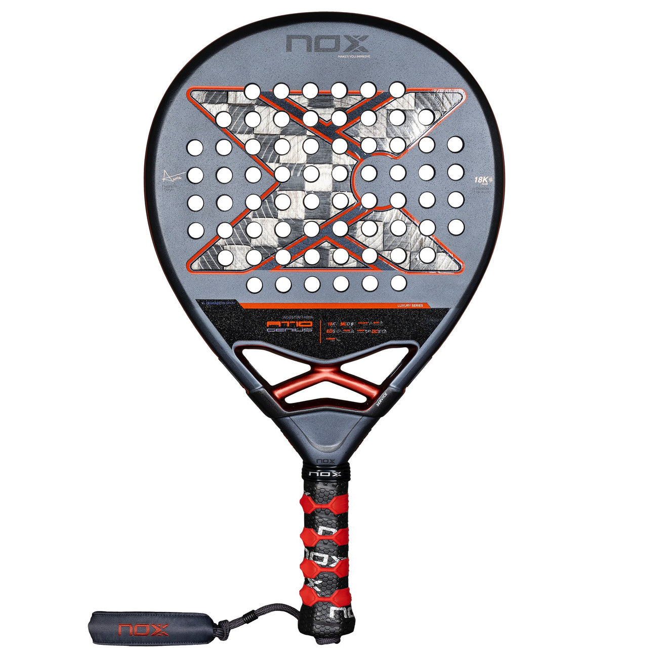 Nox AT10 Luxury Genius 18k Alum 2025 By Augustin Tapia Padel Racket