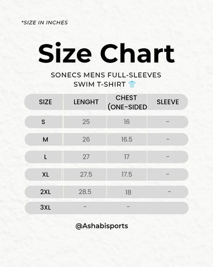 Sonecs Men's Swimming Rashguard T-Shirt Black UV Protection