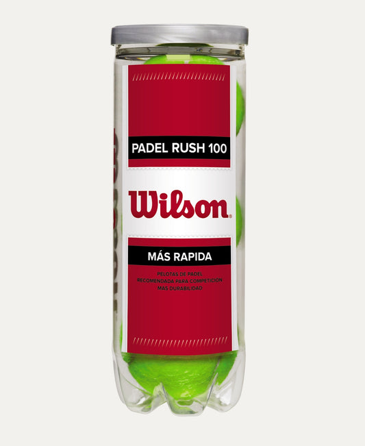 Wilson Rush 100 Padel Balls - (Pack Of 3)