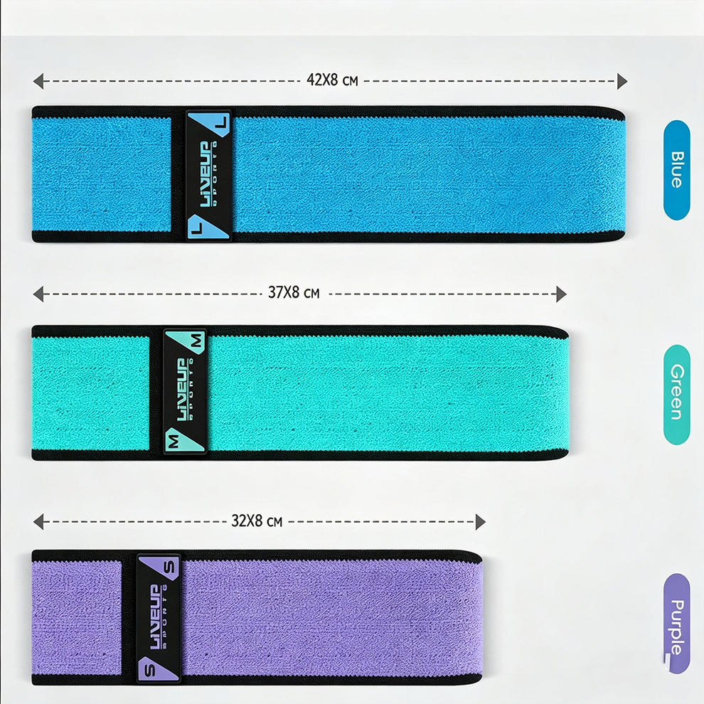 Live Up Resistance Fabric Hip Bands