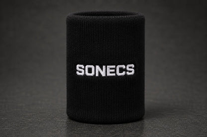 SONECS Premium Sweat Absorbent Sports Wristband - Pair