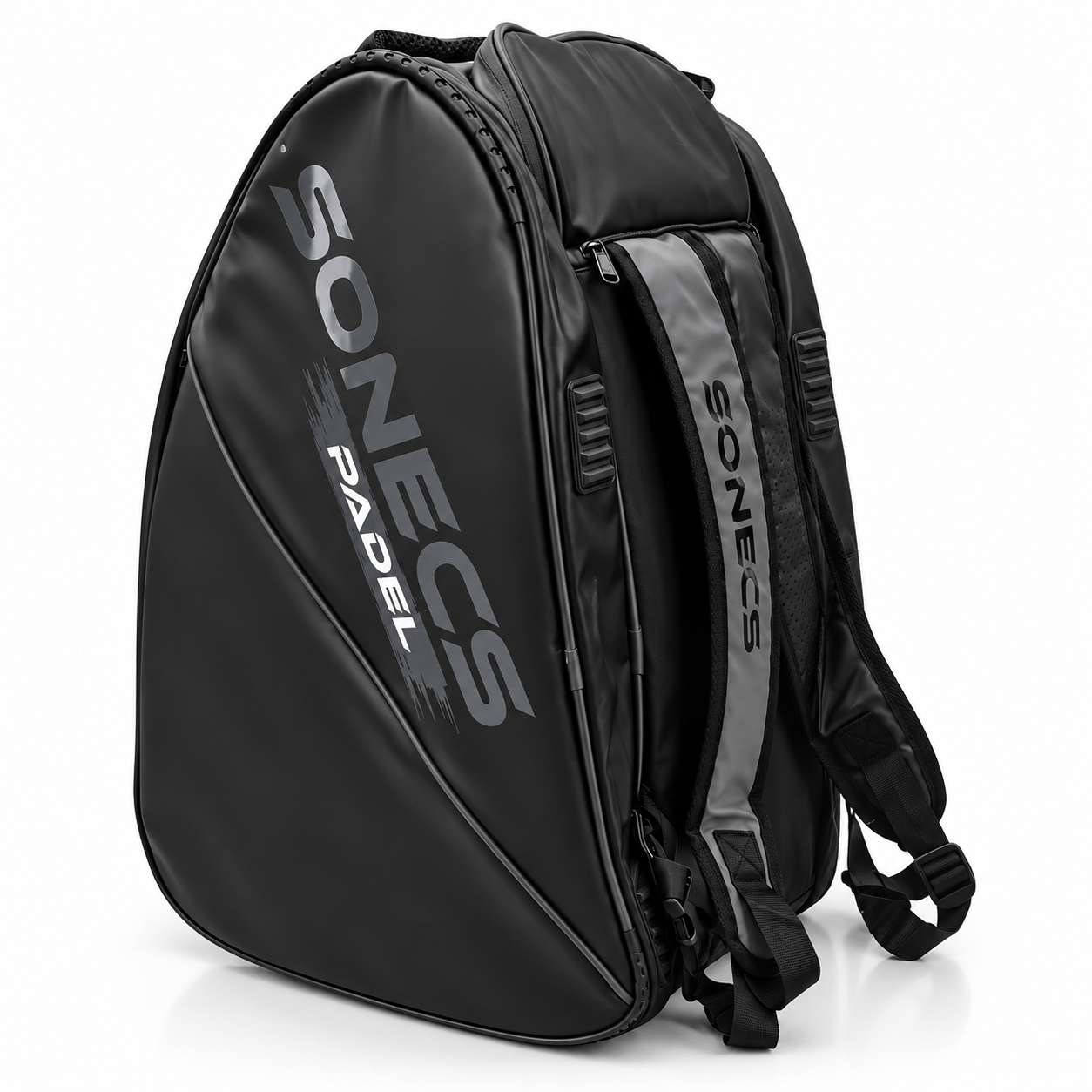 SONECS Elite Pro Thermal Padel Bag - Black/Charcoal