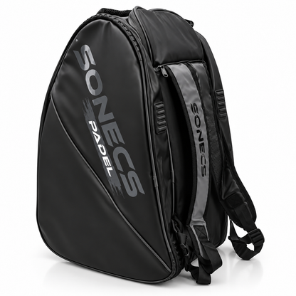 SONECS Elite Pro Thermal Padel Bag - Black/Charcoal