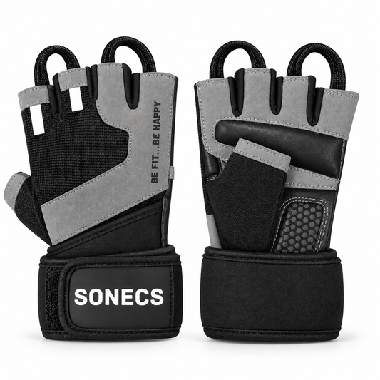Sonecs IronGrip Pro Weight Lifting Gloves - Gym Gloves