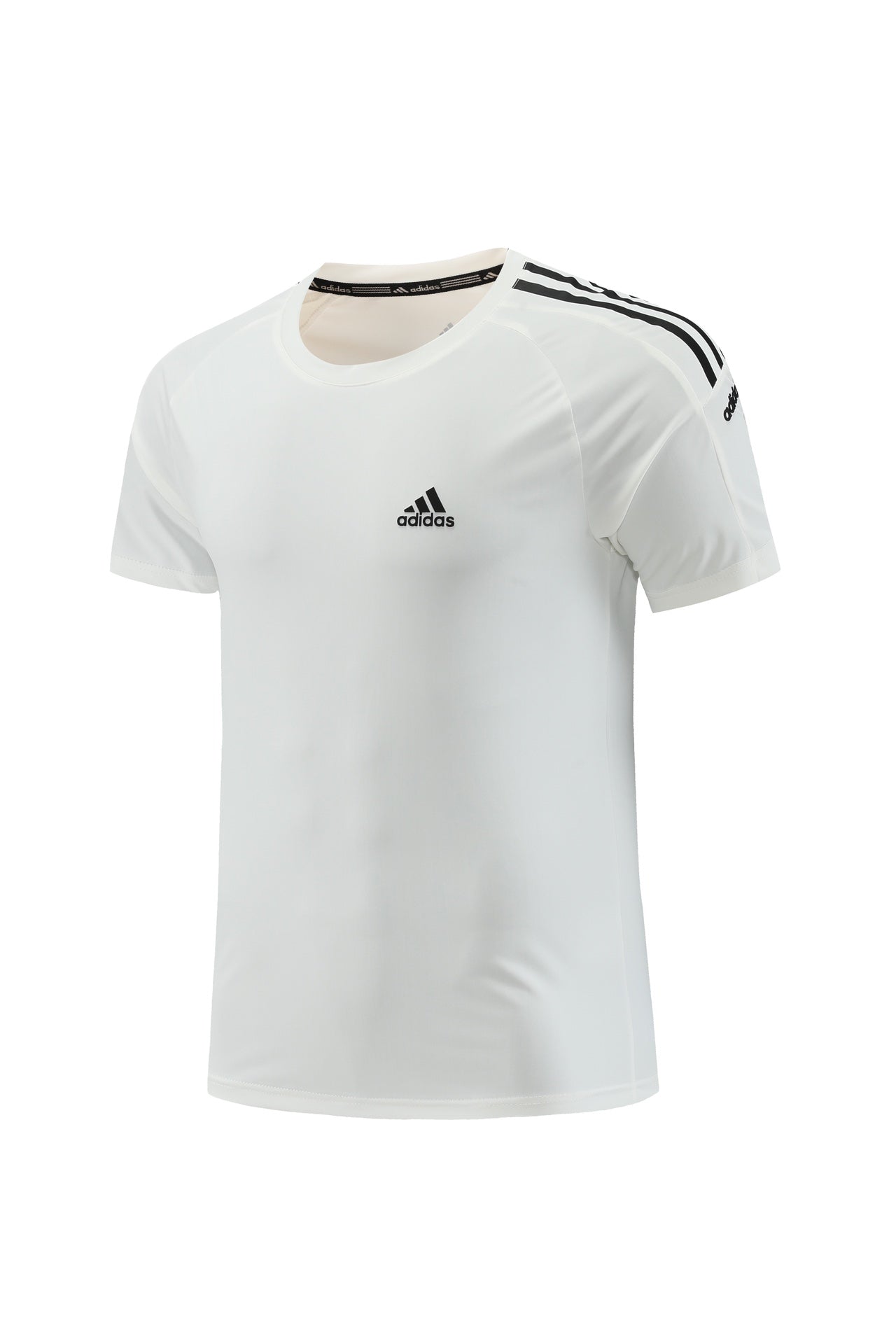 Adidas Essential 3 Stripes Premium Tshirt - White