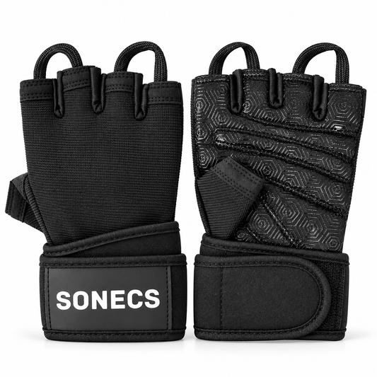 SONECS PowerGrip Pro Weight Lifting Gloves