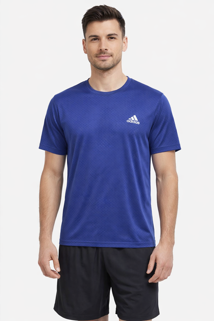 Adidas Imported Pro-Cool Premium Tshirt - Blue