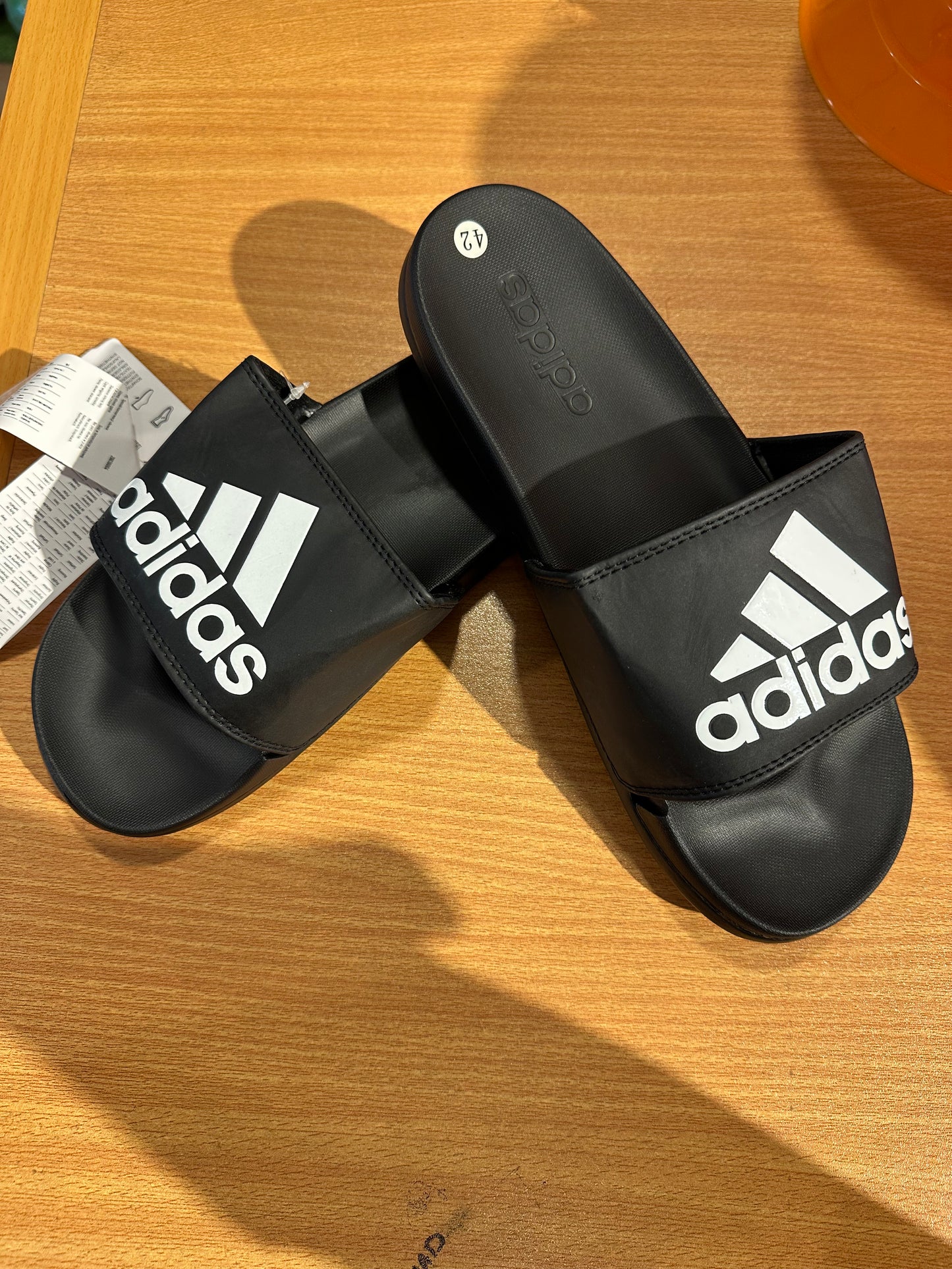 Adidas Adilettes Comfort Slides Premium - Black/White