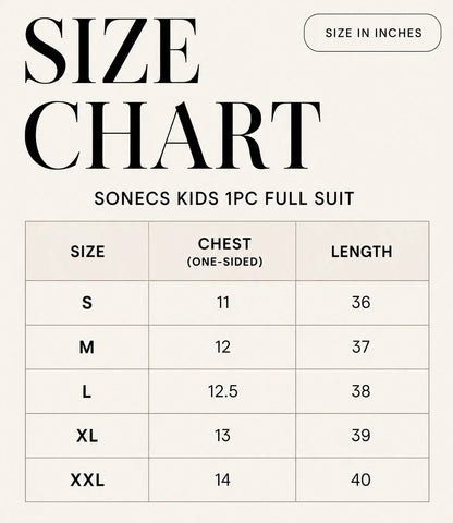 Sonecs Boys 1Pc Full SwimSuit - Black/TealBlue