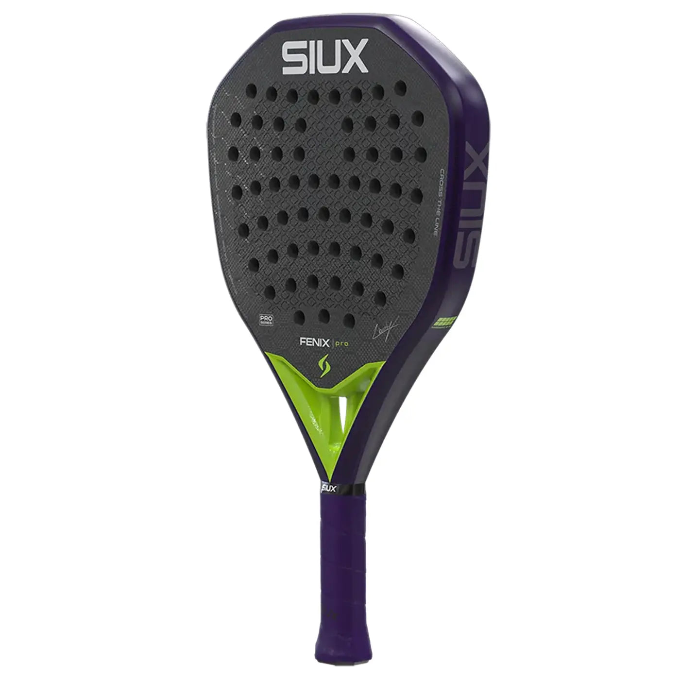 Siux Fenix Pro 2026 Padel Racket Leo Augsburger - Glow Purple