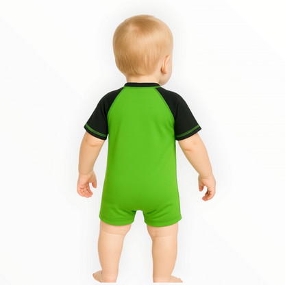 Sonecs Infants 1Pc Swim Suit (Unisex) - Green/Black