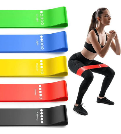 Sonecs Natural Latex Resistance Loop Bands - Pack Of 5