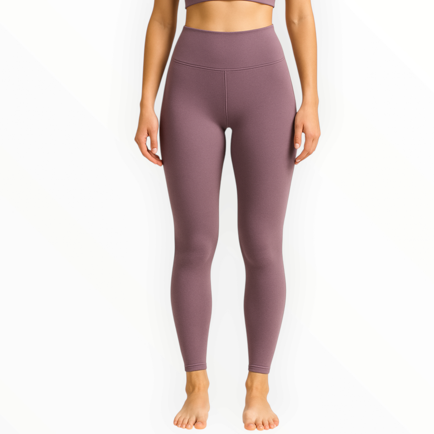 Sonecs High-Waist Workout Tights - Dusty Purple