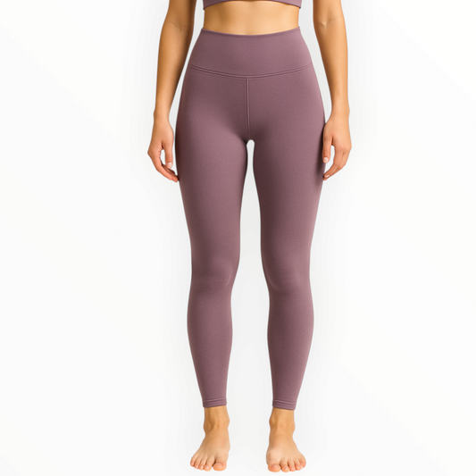 Sonecs High-Waist Workout Tights - Dusty Purple