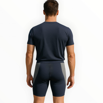 Men's Extender Swim Shorts/Jammers - Black/Grey