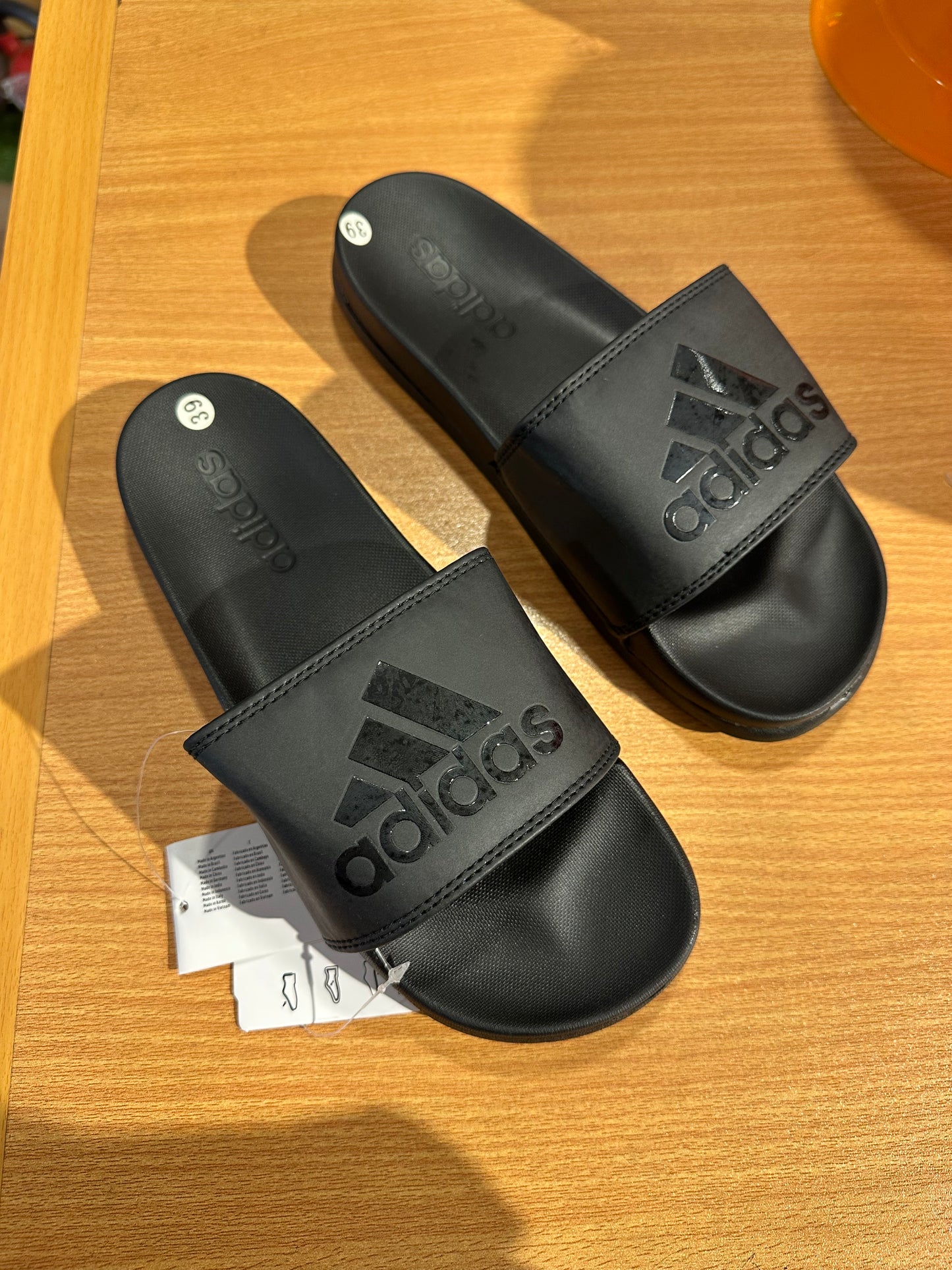 Adidas Adilettes Comfort Slides Premium - Black/Black