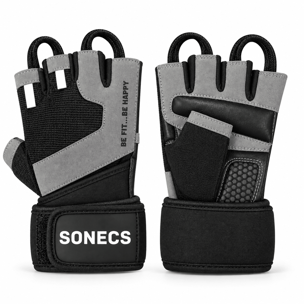 Sonecs IronGrip Pro Weight Lifting Gloves - Gym Gloves