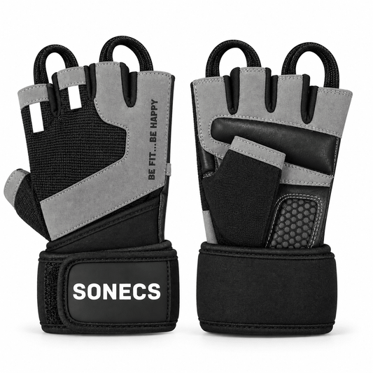 Sonecs IronGrip Pro Weight Lifting Gloves - Gym Gloves
