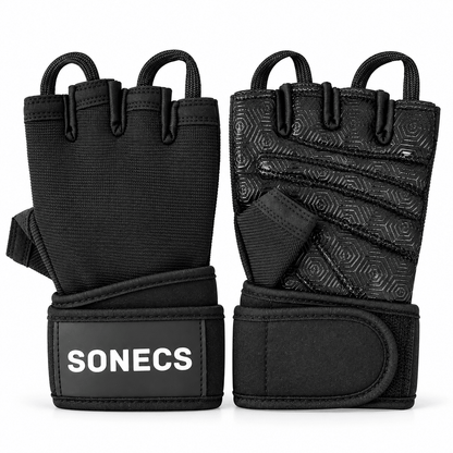 SONECS PowerGrip Pro Weight Lifting Gloves