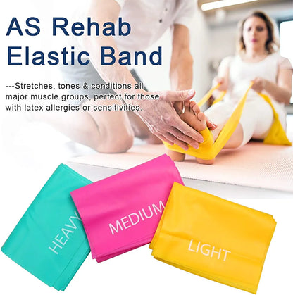 Thera Band For Physiotherapy - Pack Of 3